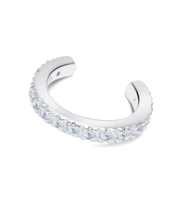 CZ Setting Silver Ear Cuff EC-1168